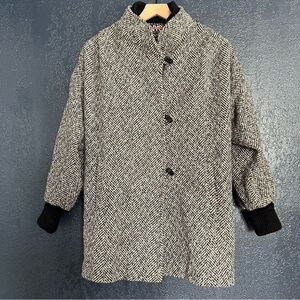 NYG New York Girl Vintage Multi Colored Fleck Tweed Coat